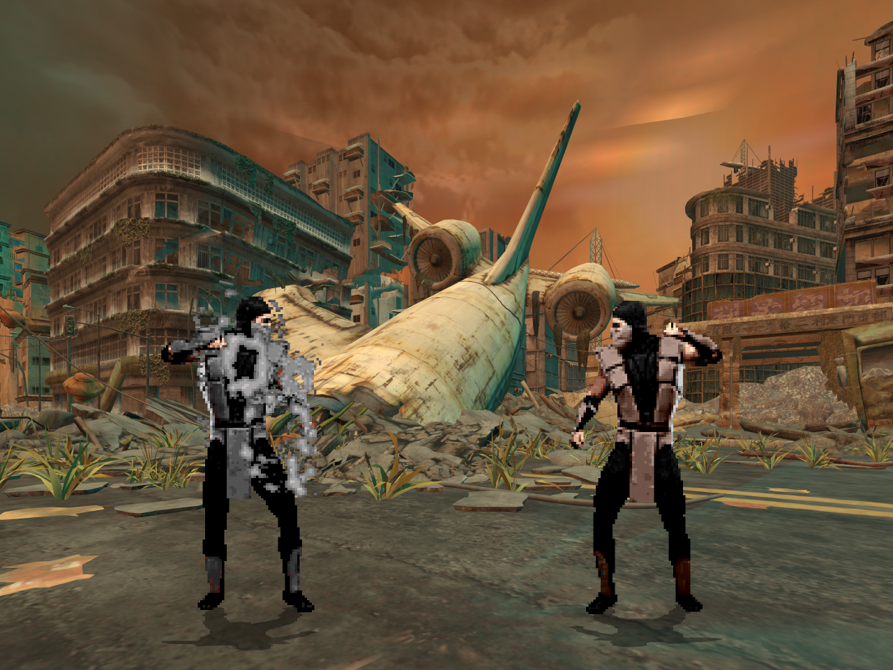 Destroyed City