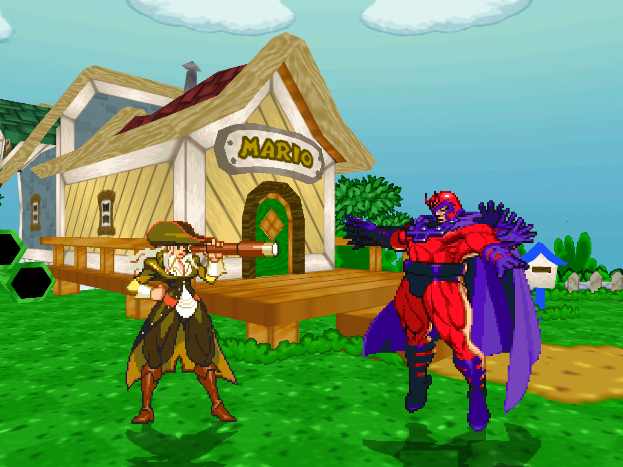 Outside Mario's House